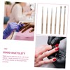 FOMIYES 6pcs Nail Art Brush Set for Diy Manicure Pen