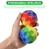 Willingood 3-St Astro Jump Ball, Multicoloured Space Moon Ball, Mini