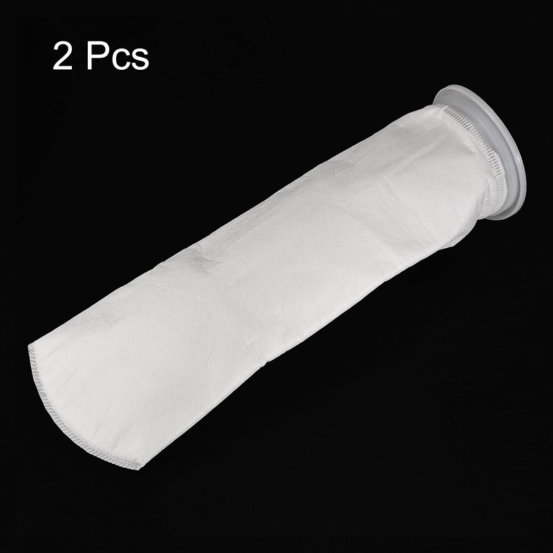 PATIKIL 6 Inch Ring Filter Socks 1 Micron, 2 Pack