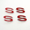 6Pcs Set SS 454 Fender Emblem 3D Tape Badge Sticker