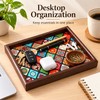 Wooden Tray for Snacks & Key Storage – Handmade 30