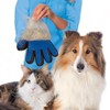 SHATCHI Pet Grooming Glove Gentle Effective Deshedding Massage Hair Remover,