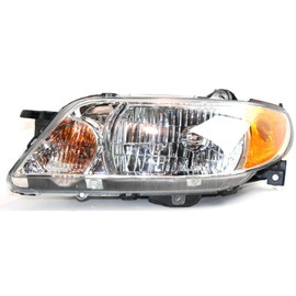 For Mazda Protege Headlight Assembly 2001 2002 2003 Passenger Side | Aluminum Bezel | Sedan | MA2503119 | BL8D510K0D