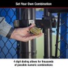 Master Lock Brass Combination Lock, Gate Lock for Outdoor Fence