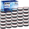 LxTek 30 Pack Compatible Ribbon Replacement for ERC-30, ERC 30