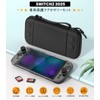 MoKo Switch2 収納バッグ 専用保護アクセサリーセット 本体PCケース ジョイコンTPUケース スティックキャップ8枚 スクリーン保護ガラスフィルム2枚 全面保護 高耐久性