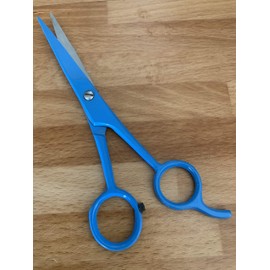 Professional 6" Hairdressing Barber Scissors Hair Cutting Salon Shears for Men and Women (6.5" Blue Scissor J2)