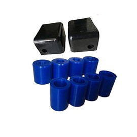 Hood Roller Bushing Kit and Hood Bumpers Pad Bushing Fit for Peterbilt 357 377 379 Models Replacement 13-04711 13-04391 13-03593