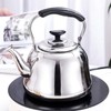 PRETYZOOM Stainless Steel Whistling Tea Kettle with Built-in Tea Strainer