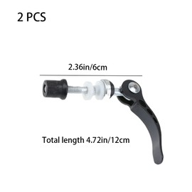 2 Pcs Bicycle Seatpost Clamps Aluminum Alloy Bike Seat Clamps Quick Release Bicycle Seat Post Clamps for Road Bike Mountain Bike