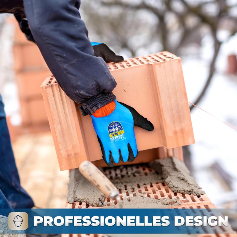S&R Winter Gloves - Waterproof Protective Gloves with Latex Coating