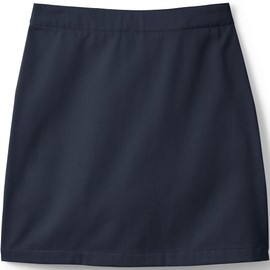 Lands' End Uniform Chino Skort Above The Knee Classic Navy Kids 12