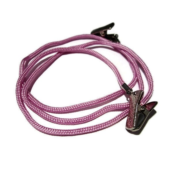 ATLanyards Lavender Paracord Clip Eyeglass Holder, SELECT YOUR SIZE, Lavender