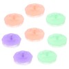 Mikinona 8pcs Ergonomic Hair Scalp Massager Brush Comfortable Shampoo Scrubber