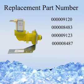 000009120 000008483 Ice Maker Machine Water Inlet Solenoid Valve, Water Control Valve Ice Machine Replacement Parts, # SY0454A, IY0525W, ID0302A, ID1472C, IY0304A, IY0524A