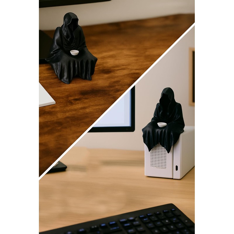 Grim Reaper Witch Statue Bookshelf Decor – Suriel Horror Figurine