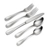 Oneida H221045AL20 Brushed Satin Voss 45 Piece Everyday Flatware Set,