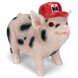 International Harvester IH Polyresin Spotted Piglet Bank 6864