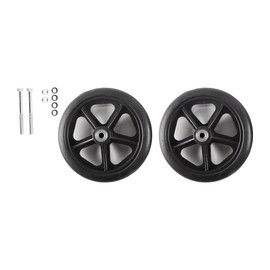 Hoite 2pcs 7 Inch Front Solid Wheel – Replacement for Wheelchairs, Rollators, Walkers