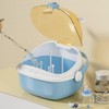 QDTTSRY Baby Bottle Drying Rack Storage, Nursing Bottle Storage Box