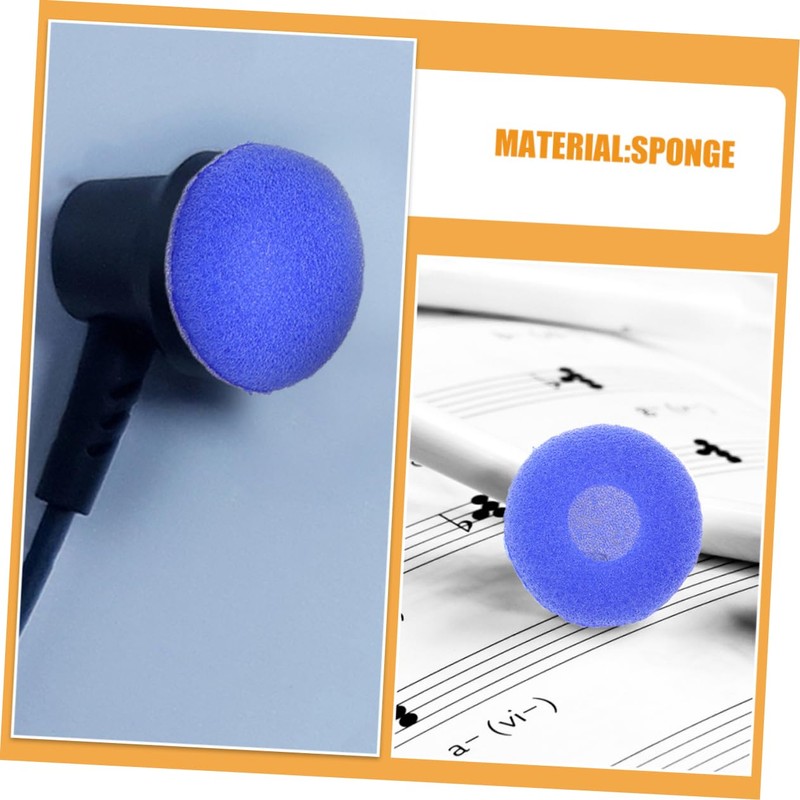 VILLFUL 100pcs Ear Bud Replacement Tips Soft Earphone Plug Covers