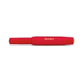 Kaweco Classic Sport Fountain Pen with 23 Carat Gold-Plated Steel Nib and Iridium Tip for Ink Cartridges I Kaweco Sport Fountain Pen (Extra Fine, Red)