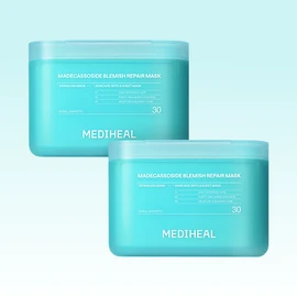 Mediheal Derma365 reusable mask pack madecassoside 30 sheets/mark repair, 2 packs 메디힐 더마365 뽑아쓰는 마스크팩 마데카소사이드 30매/ 흔적 리페어, 2개