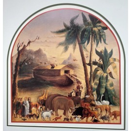 Joseph Henry Hidley "Noah's Ark" CUSTOM FRAMED Art Religious Biblical Ark NEW
