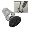 Walking Cane Stick Tips Universal Swivel Rubber Stainless Steel 19mm