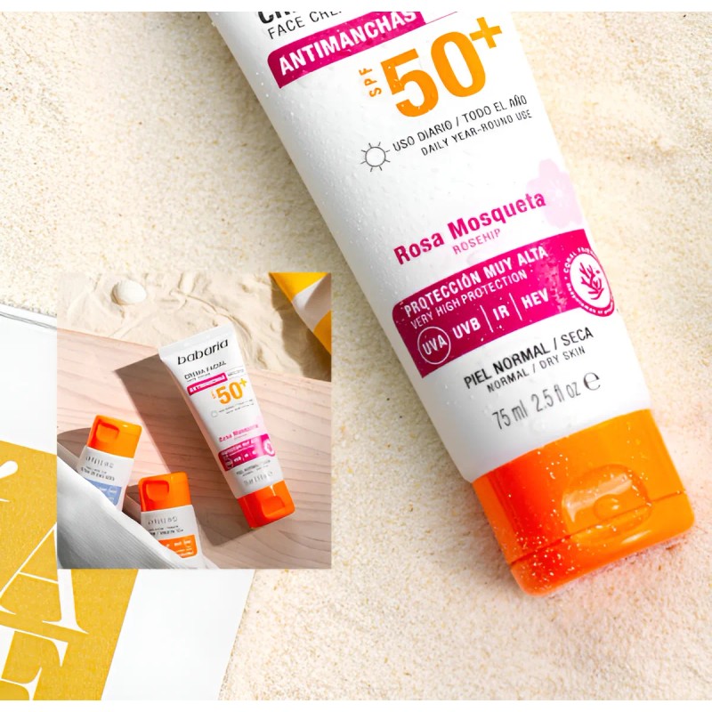 Pack Babaria Crema Facial Antimanchas Protección Spf Normal Seca Día