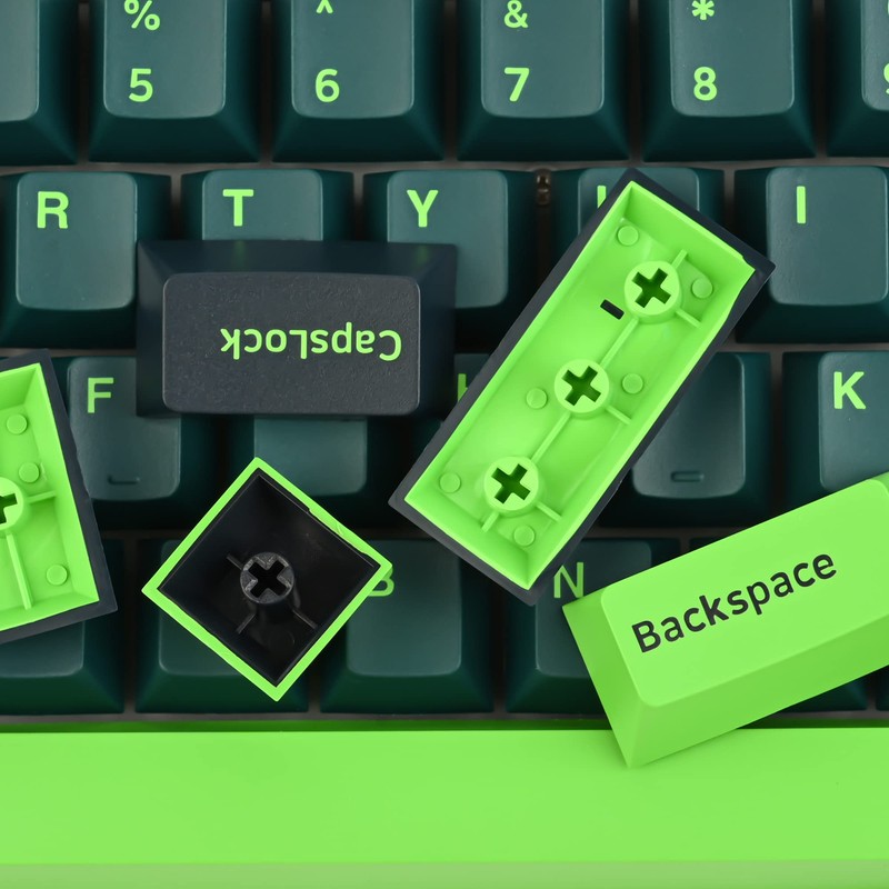 Guffercty kred GTSP 166 Double Shot PBT Keycaps Keys Cherry