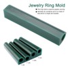 Ring Wax Casting Tube, Jewelry Ring Shape, Hard Green Wax,