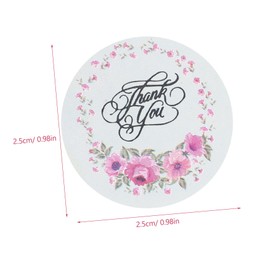 Operitacx 3 Rollen Dankeschön Aufkleber Selbstklebend Hochzeit Geburtstag Festtagsdekoration Aufkleber pro für Geschenktüten Umschläge Verpackungen