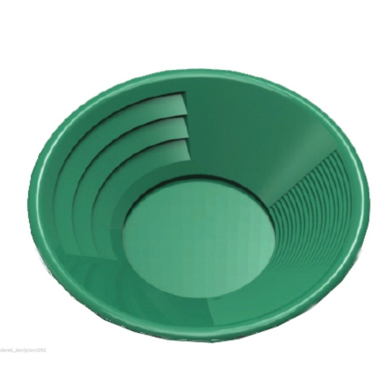 7pc Green 1/4" Large Gold Classifier Screen & Gold Panning