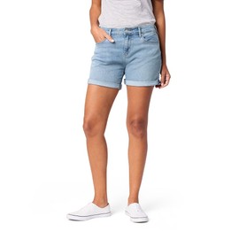 Levi Strauss Signature Gold Women's Mid-Rise Shorts (Available in Plus Size), (New) Wavelength