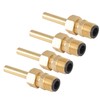 4 PCS Water Fountain Nozzles Pure Copper Large Hexagonal Direct