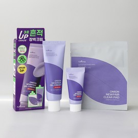 IsnTree Onion New Fair Gel Cream Plus 70ml special (50ml main product + 20ml + 2 pads provided) / 이즈앤트리 어니언 뉴페어 겔크림 플러스 70ml 기획 (본품50ml+20ml+패드2매 증정)