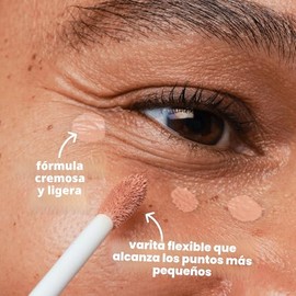 e.l.f. Soft Glam - Corrector iluminador, ayuda a minimizar las ojeras y la decoloración, hidrata con un acabado natural, vegano y libre de crueldad, r