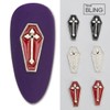 Halloween Metallic Vampire Nail Parts / 할로윈 메탈릭 뱀파이어 네일파츠