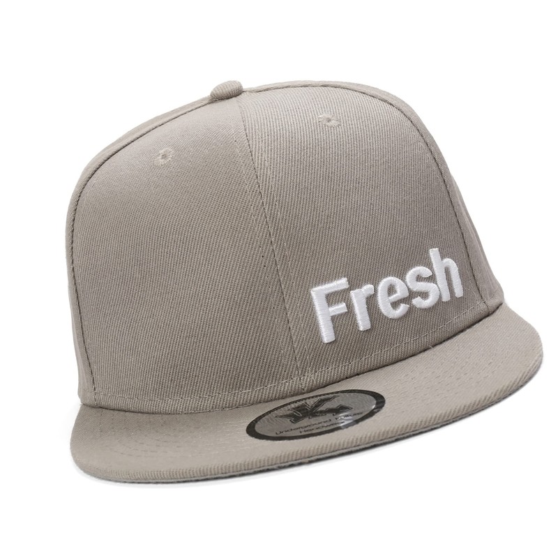 Underground Kulture Fresh Fitted Grey Baseball Cap 8"