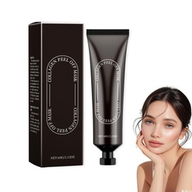 Collagen Peel Off Maske, 60g Collagen Overnight Wrapping Peel Off Facial Mask Collagen Glow Maske Firming Wrinkle Facial Mask, Collagen Night Wrapping Mask Reduziert Erschlaffung & Mattigkeit