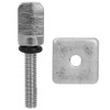 Lwuey Surfboard Tail Fin Screw Set, Longboard Sliding Screws Single