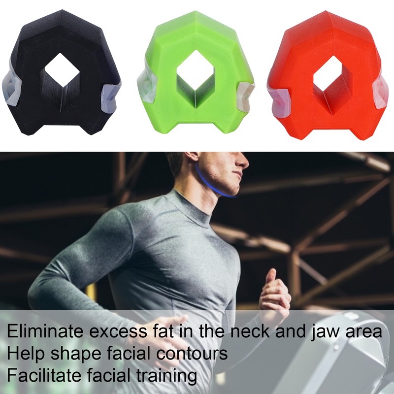 3pcs Silicone Jawline Shaping Exercise Ball Portable Fitness Face Masseter