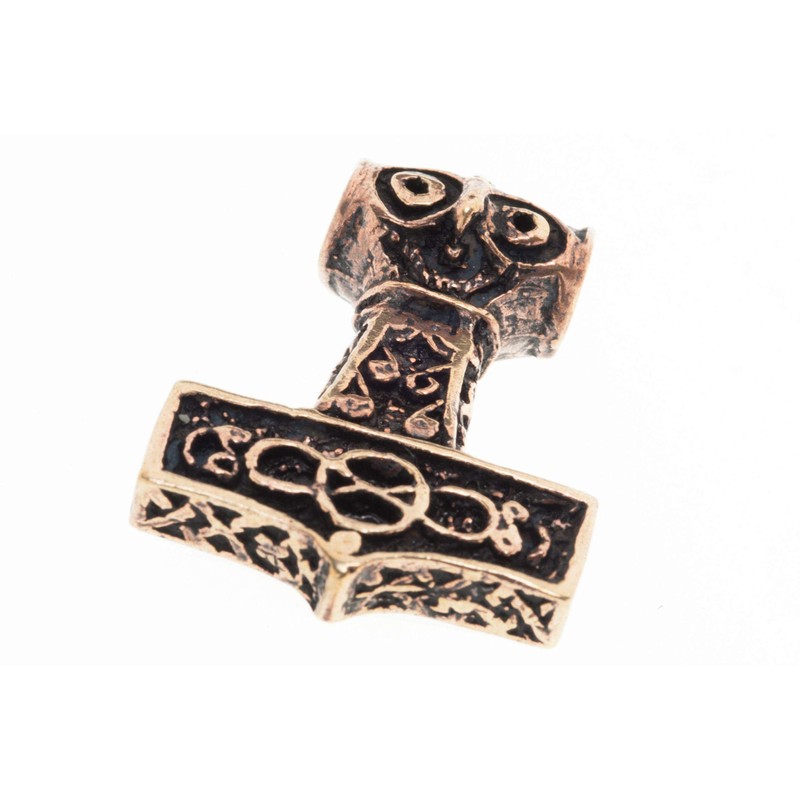 Windalf Thor's Hammer Bronze Pendant Mjölnir 3.5 cm Amulet Viking