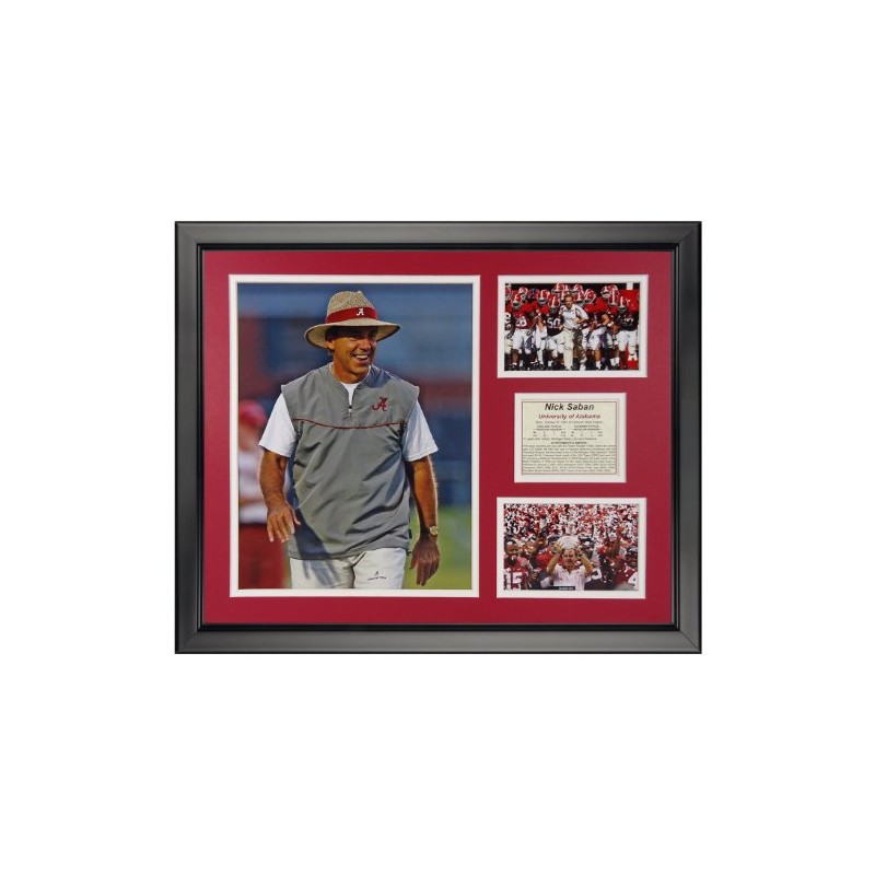 Legends Never Die Nick Saban Collage Photo Frame, 16" x