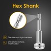 Kuenuilr Cutting Wheel for Drill 1/4 Inch Hex Shank Rotary