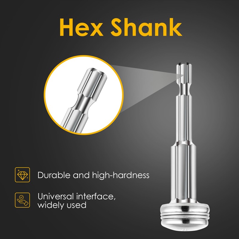 Kuenuilr Cutting Wheel for Drill 1/4 Inch Hex Shank Rotary