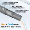 Heliwoo 25FT 4200PSI Pressure Washer Hose 1/4" Flexible Wire Power