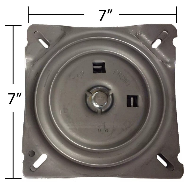 chairpartsonline.com 7" Angled HD Replacement Bar Stool Swivel w/ Memory