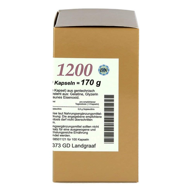 LECITHIN 1200 Capsules Pack of 100